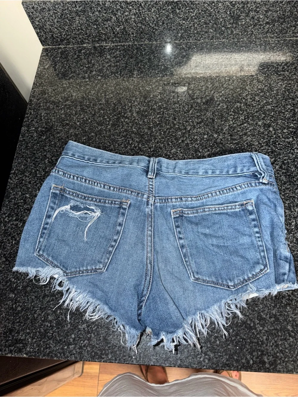 Free people jean shorts size 25